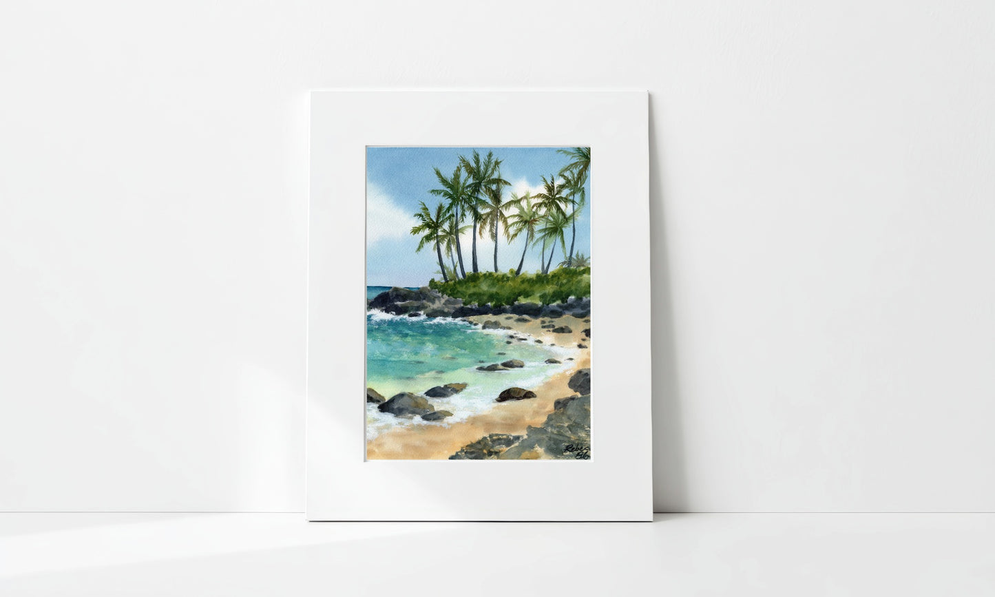 "Is it a Turtle or a Rock?" Art Print