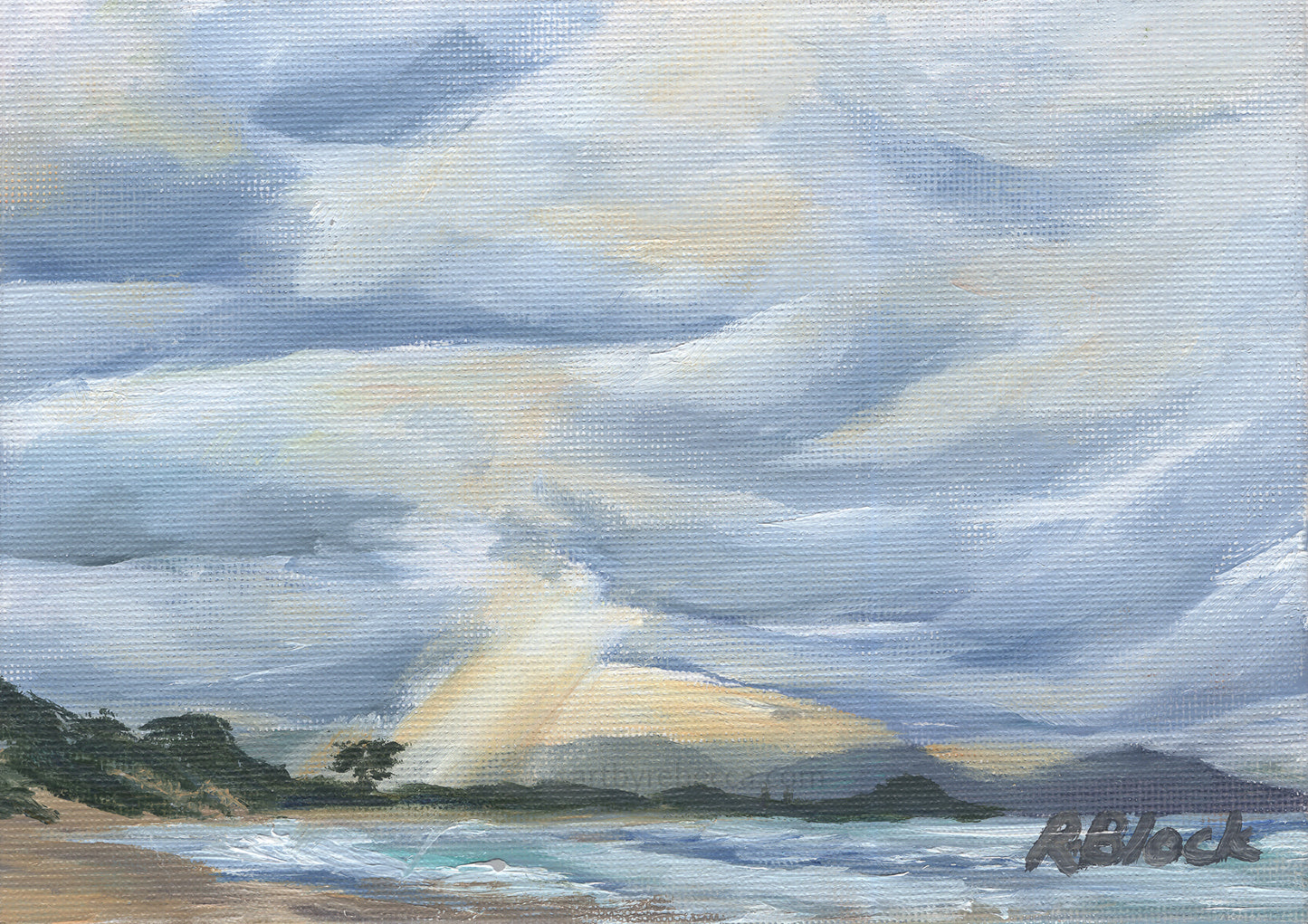 "North Beach, May 7, 2024" - Sunset Impressions series