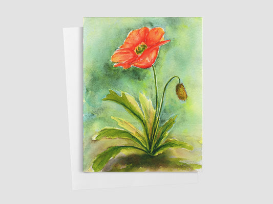 Poppy Greeting Card