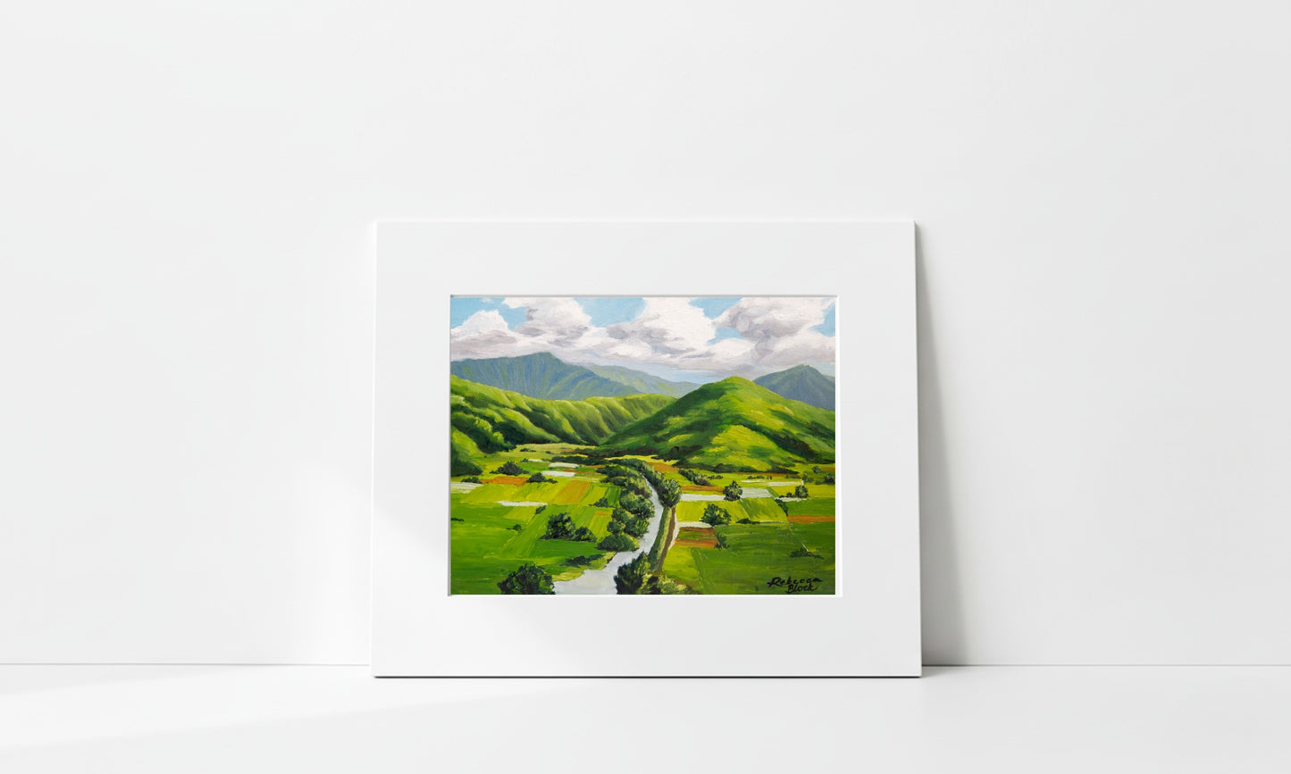 "Hanalei Valley Bliss" Art Print