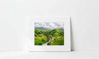 "Hanalei Valley Bliss" Art Print - Hawai'i Mountain Landscape