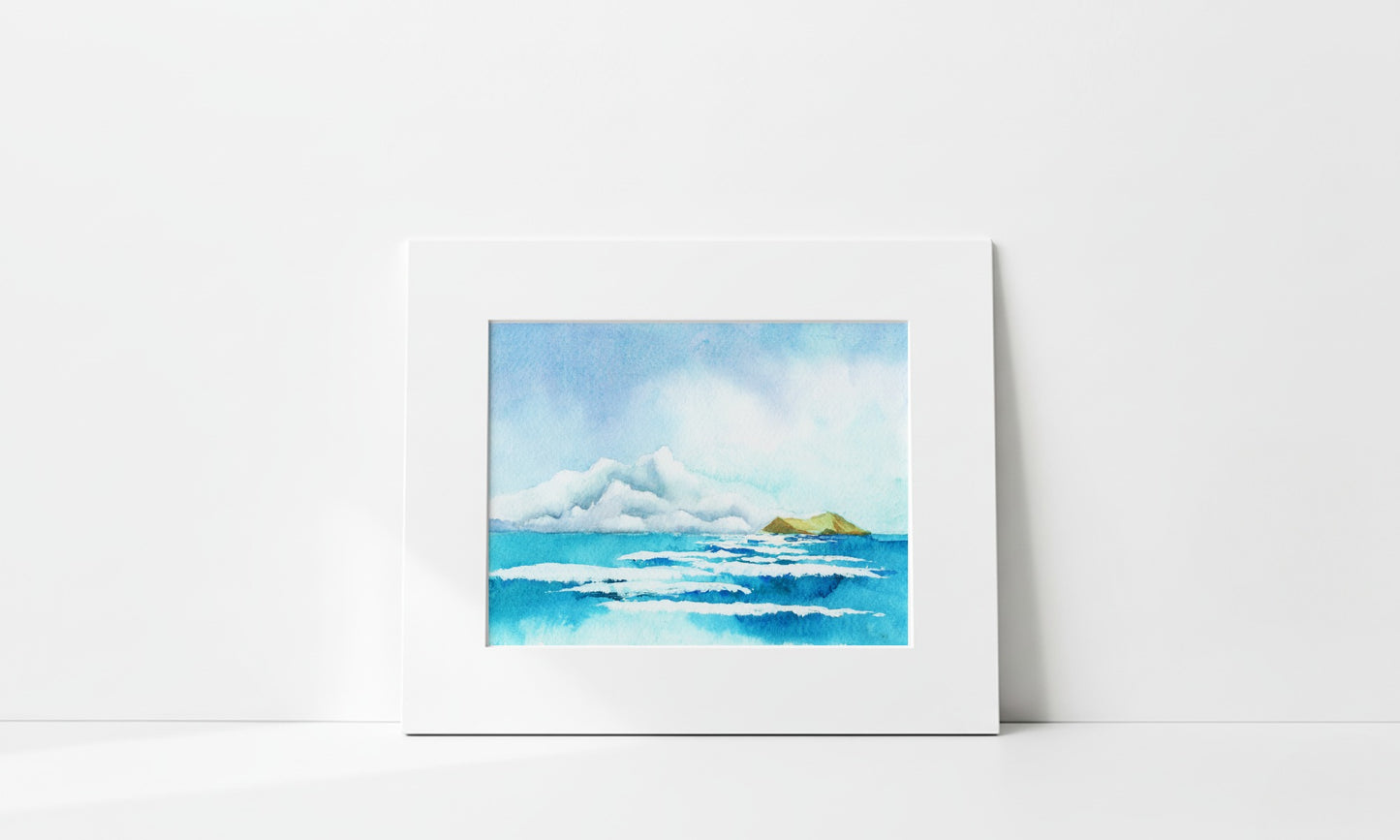 "Mānana Island" Art Print
