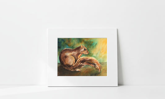 "Camping Food Thief" Art Print