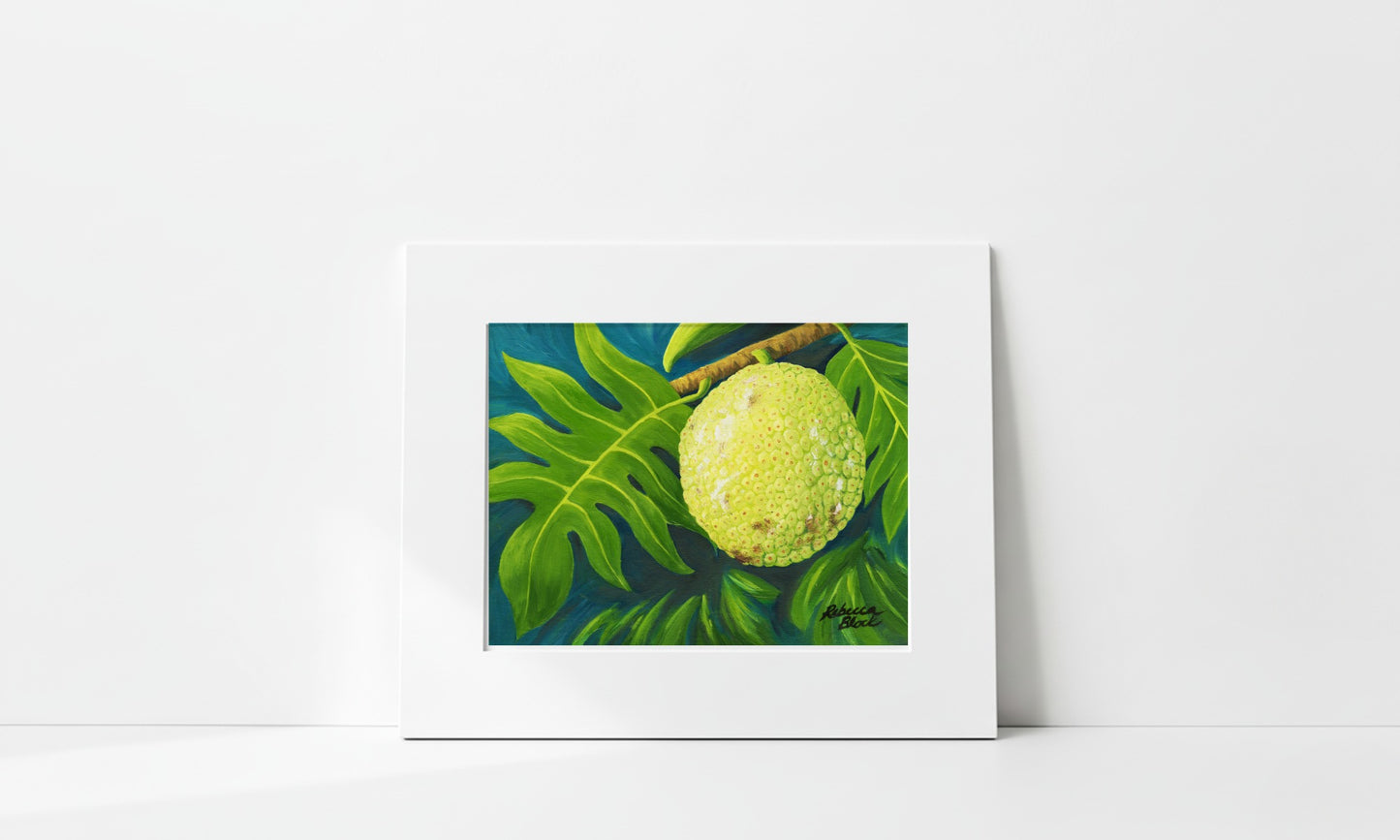 "In the Cool of the 'Ulu Tree (Breadfruit)" Art Print