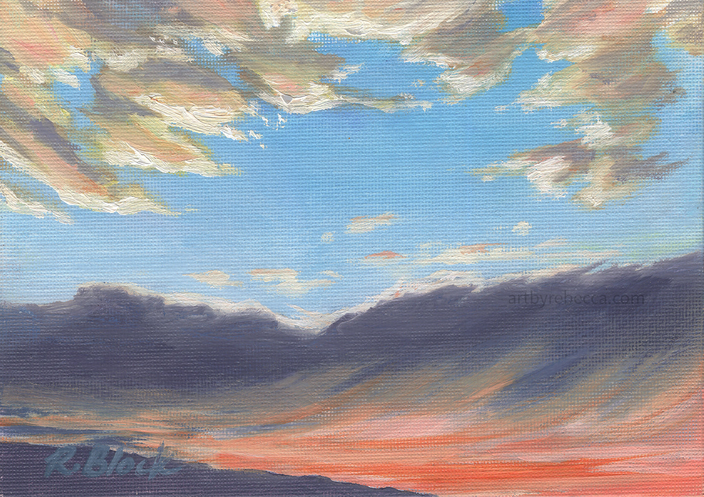 "Haleiwa Beach Park, December 25, 2024" - Sunset Impressions series
