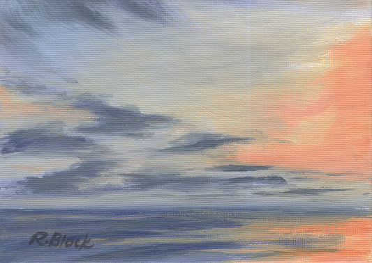 "Waikkiki Beach, June 15, 2025" - Sunset Impressions series
